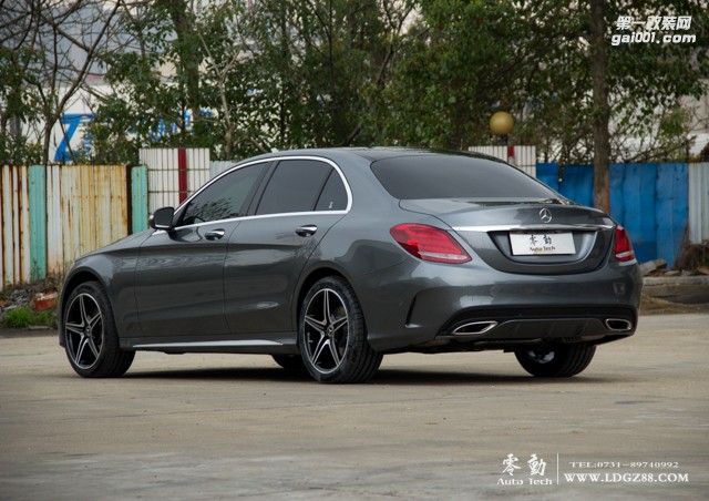 奔馳C200升級(jí)輪轂，輪胎，中網(wǎng)，F(xiàn)ELLA剎車-湖南專業(yè)奔馳改裝俱樂部