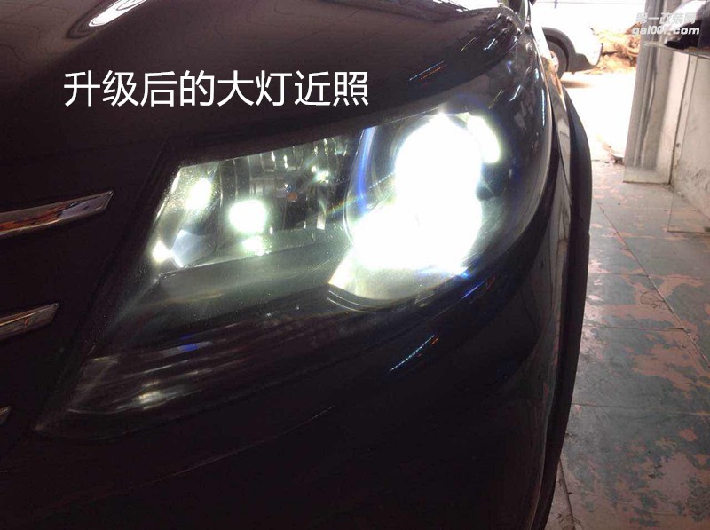 汽車大燈改裝 東風(fēng)景逸X5大燈升級海拉5雙光透鏡飛利浦XV套裝