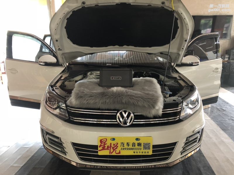 大眾途觀升級STEG史泰格隔音降噪音響改裝法國勁浪喇叭側耳傾聽音質飽滿通透汕頭市星悅汽車音響