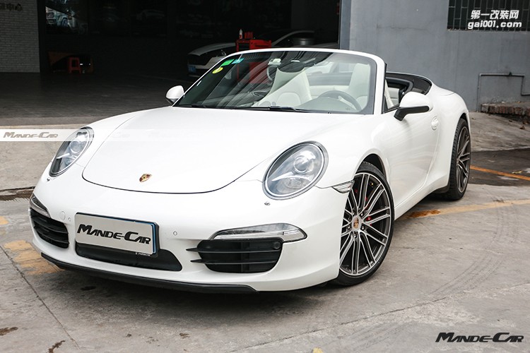 保時捷911卡雷拉改裝turbo輪轂壓尾翼