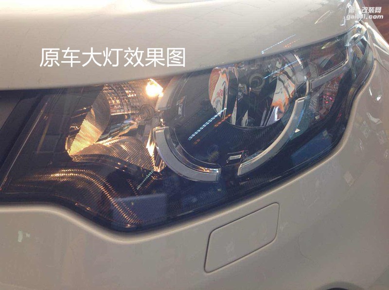 廣州汽車改燈 路虎發(fā)現(xiàn)神行大燈升級(jí)海拉5雙光透鏡+德國(guó)飛利浦套裝