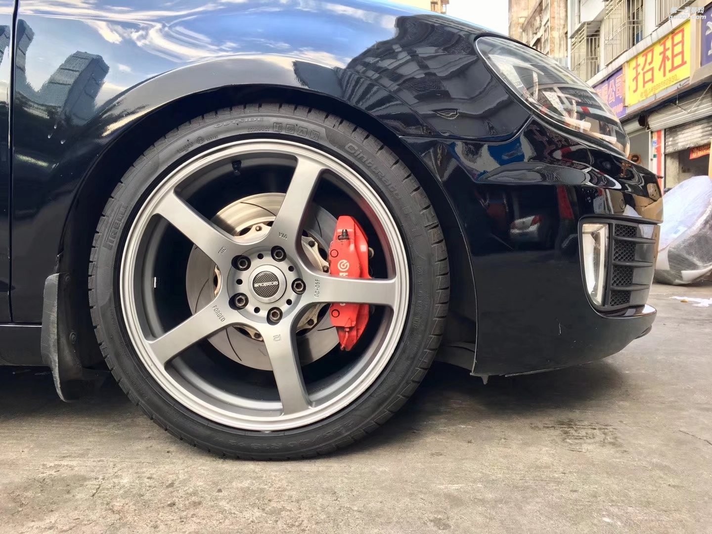 大眾，換 prodrive 18寸 完工！