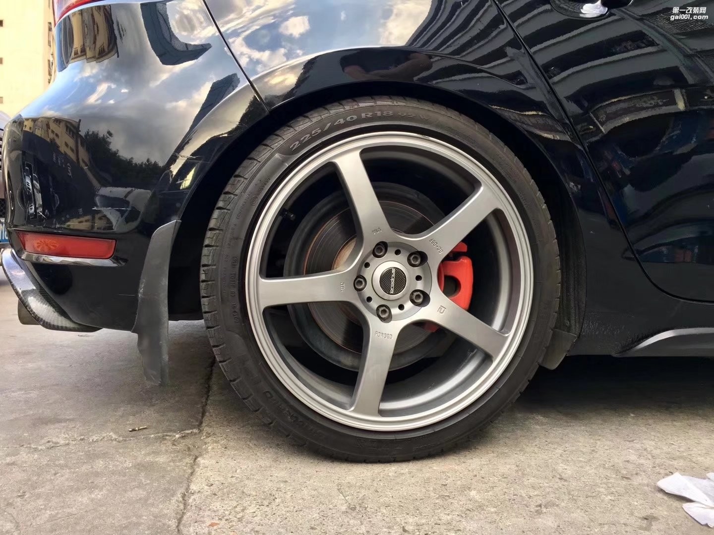 大眾，換 prodrive 18寸 完工！
