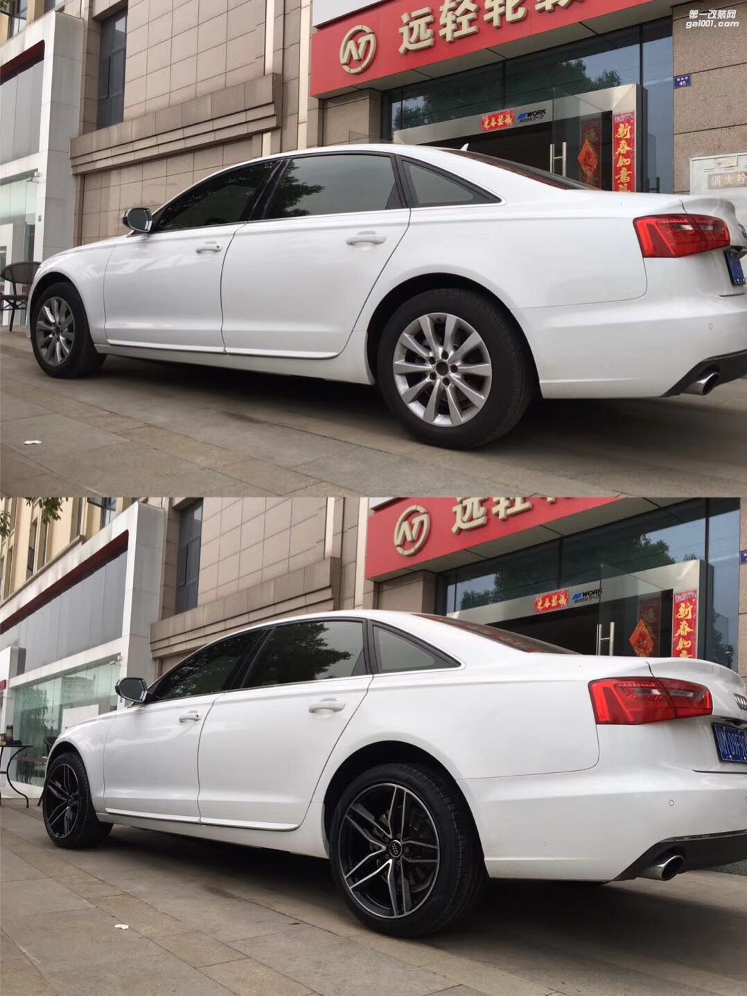 奧迪A6L 原廠17寸升級(jí)加大改裝19寸鍛造RS6輪轂鍛造輪轂