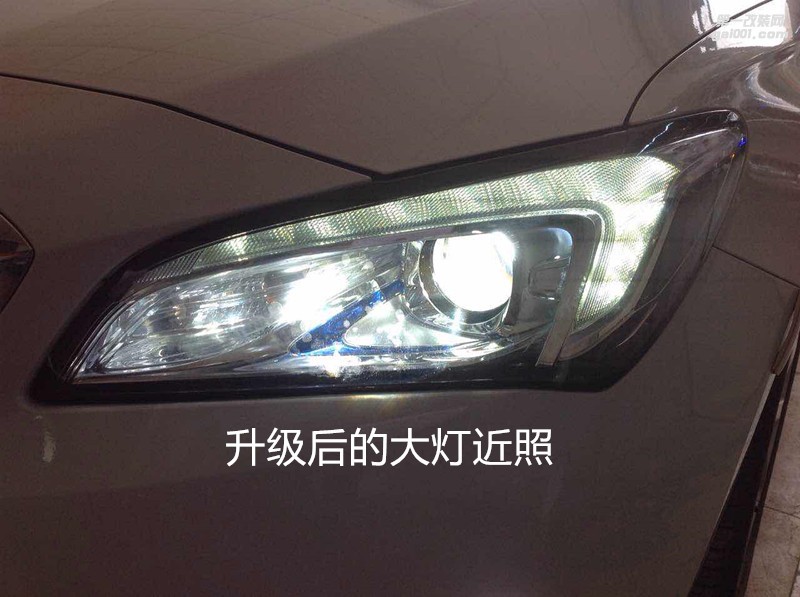 廣州專(zhuān)業(yè)改燈 別克威朗大燈升級(jí)海拉5雙光透鏡+德國(guó)歐司朗套裝+日行燈