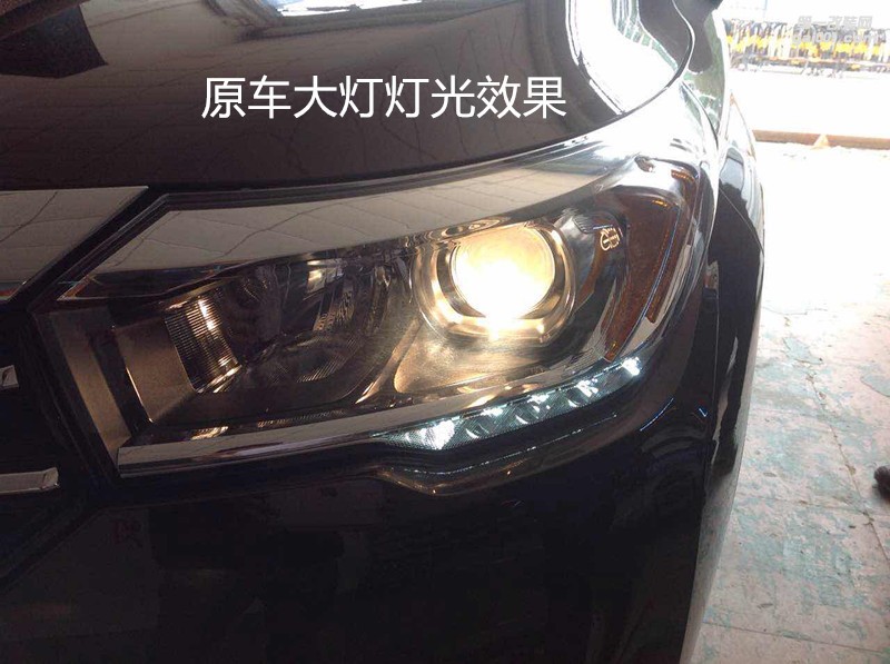廣州汽車改燈 傳祺GS4大燈升級海拉5雙光透鏡+德國飛利浦XV4800K套裝