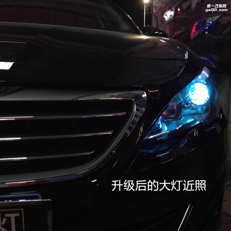 汽車大燈改裝 標(biāo)志408大燈升級(jí)海拉5透鏡飛利浦套裝
