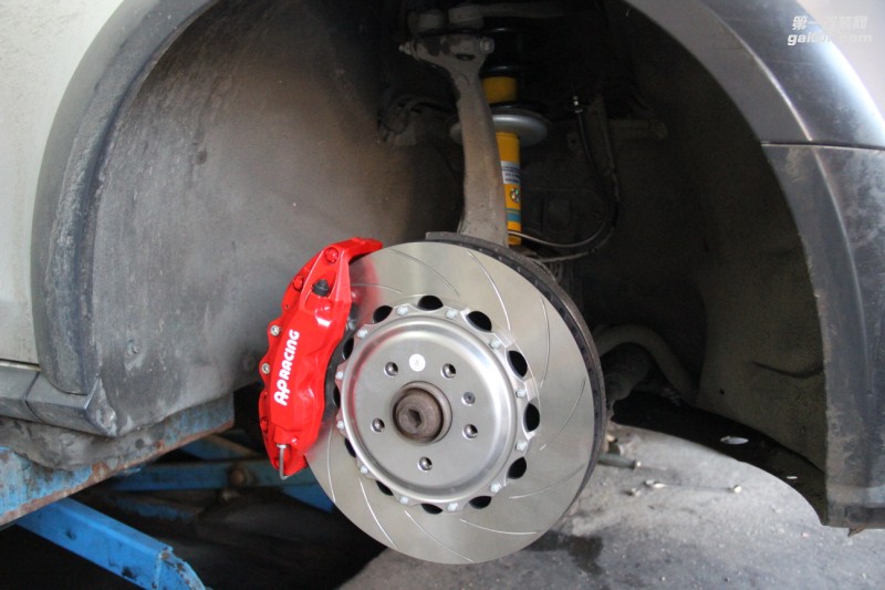 大宇車迷站 奧迪A4 ALLROAD改裝AP9040剎車+bilstein B12避震套裝