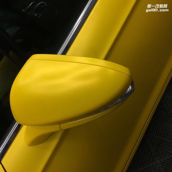 十堰車身改色福特電光黃改色膜 案例