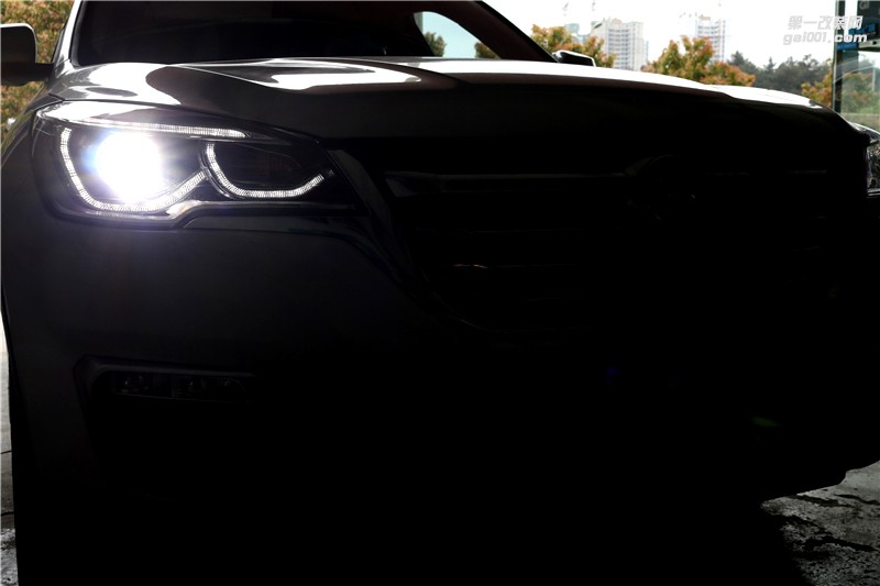 【漢騰X7】貴陽漢騰X7車燈改裝米石LED智能雙光透鏡/貴陽黔鷹車燈改裝
