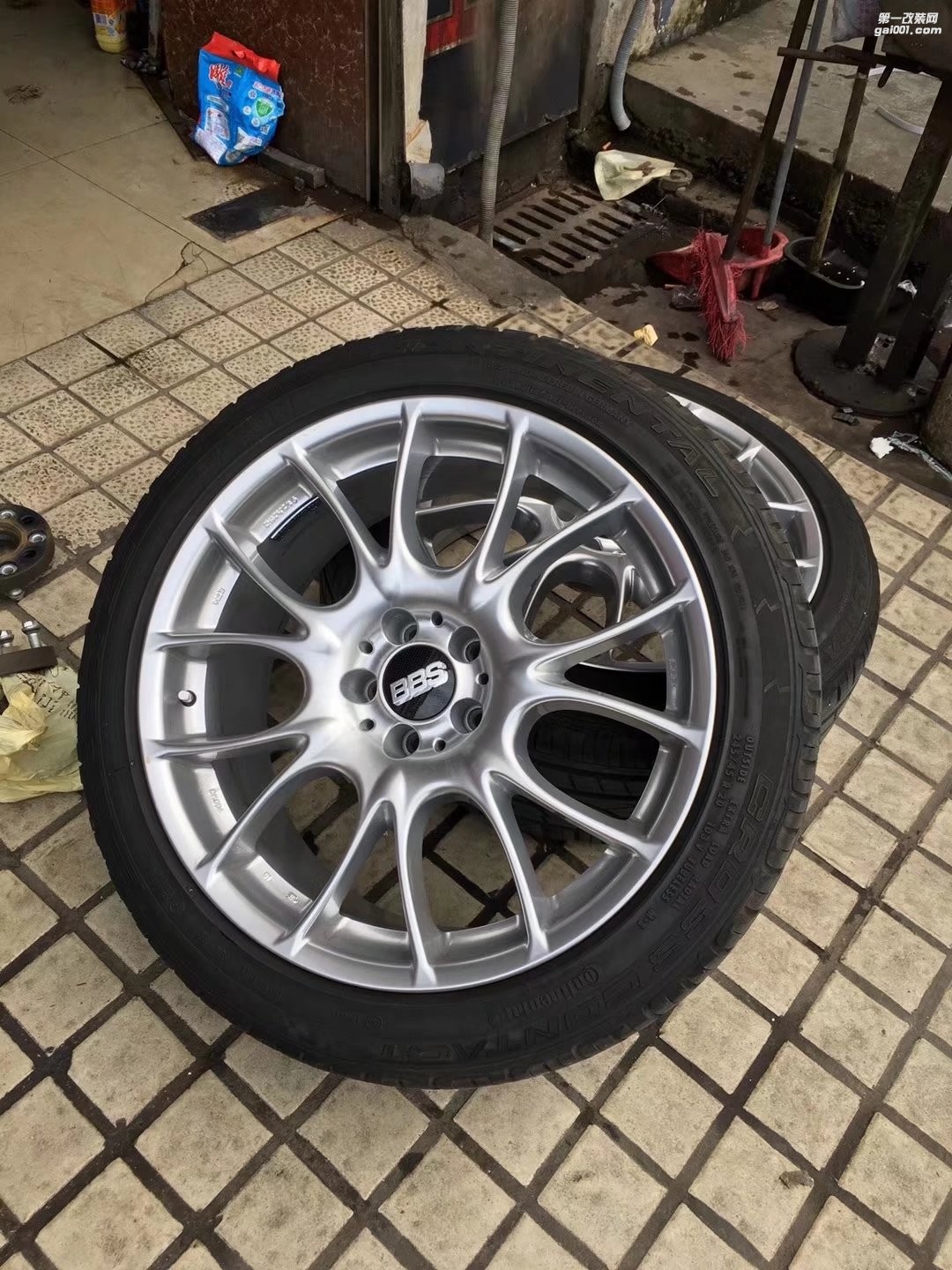 奧迪，換 BBS CK 20寸 完工！