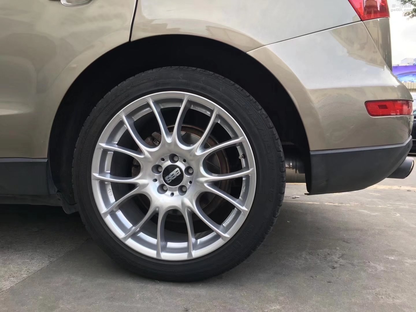奧迪，換 BBS CK 20寸 完工！