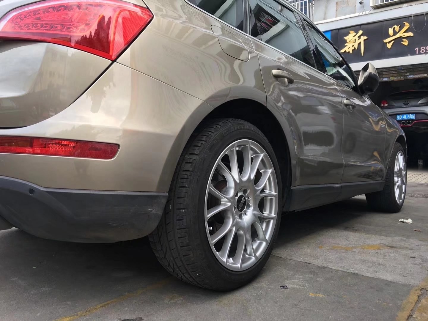 奧迪，換 BBS CK 20寸 完工！