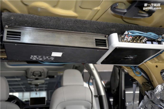 奧迪A4改裝ETON和ARC汽車音響 阿爾派DSP處理器