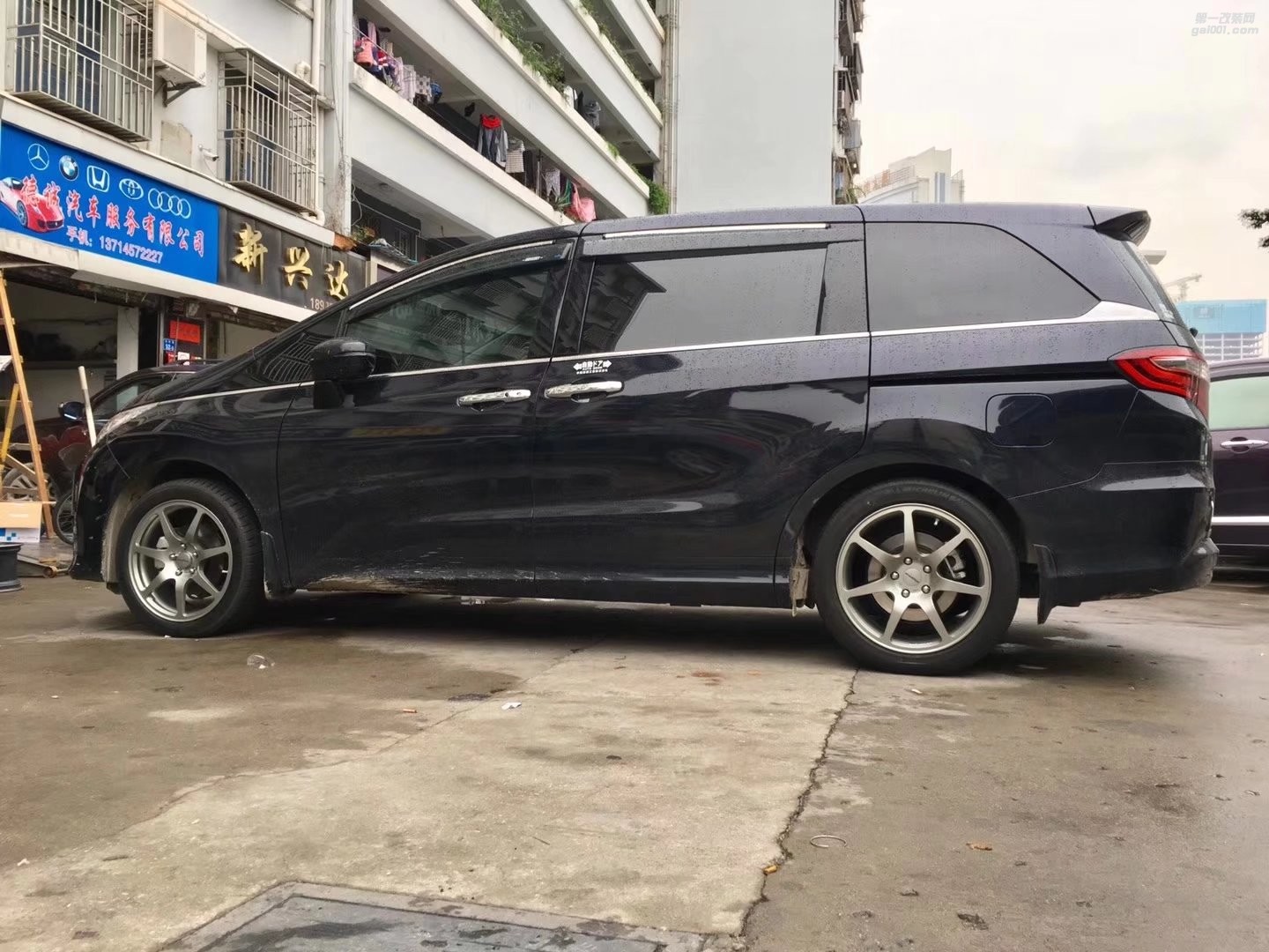 奧德賽， 換 18寸 BBS LM  ,PRODRIVE 完 工！