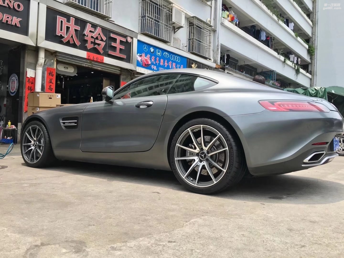 奔馳  GT，換 私人定制鍛造  完 工！