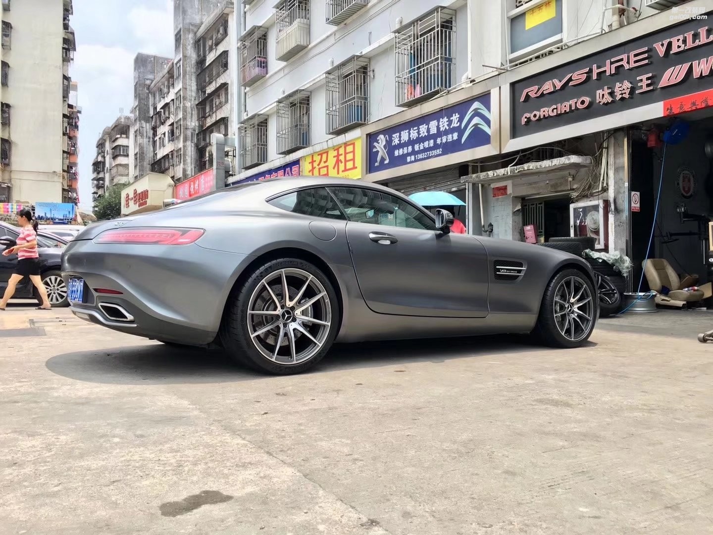 奔馳  GT，換 私人定制鍛造  完 工！