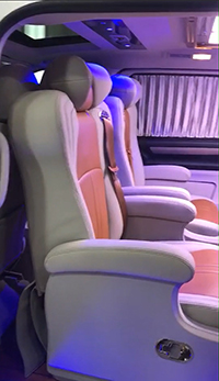 大通g10v80電動(dòng)門航空按摩座椅改裝
