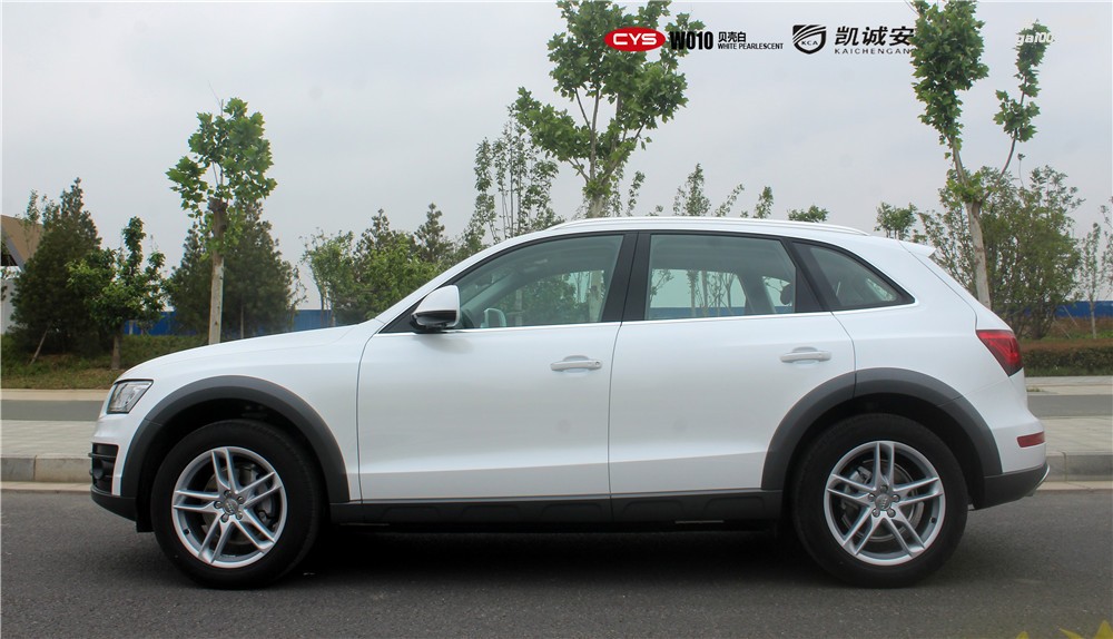 奧迪全車貼膜貝殼白—車衣裳河南省代施工中心