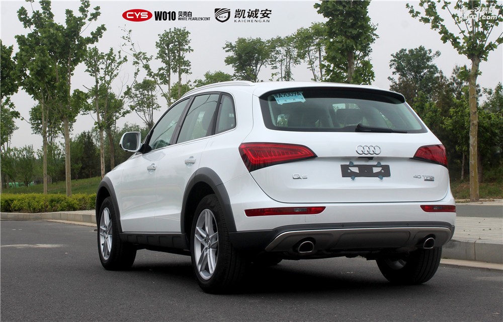 奧迪全車貼膜貝殼白—車衣裳河南省代施工中心