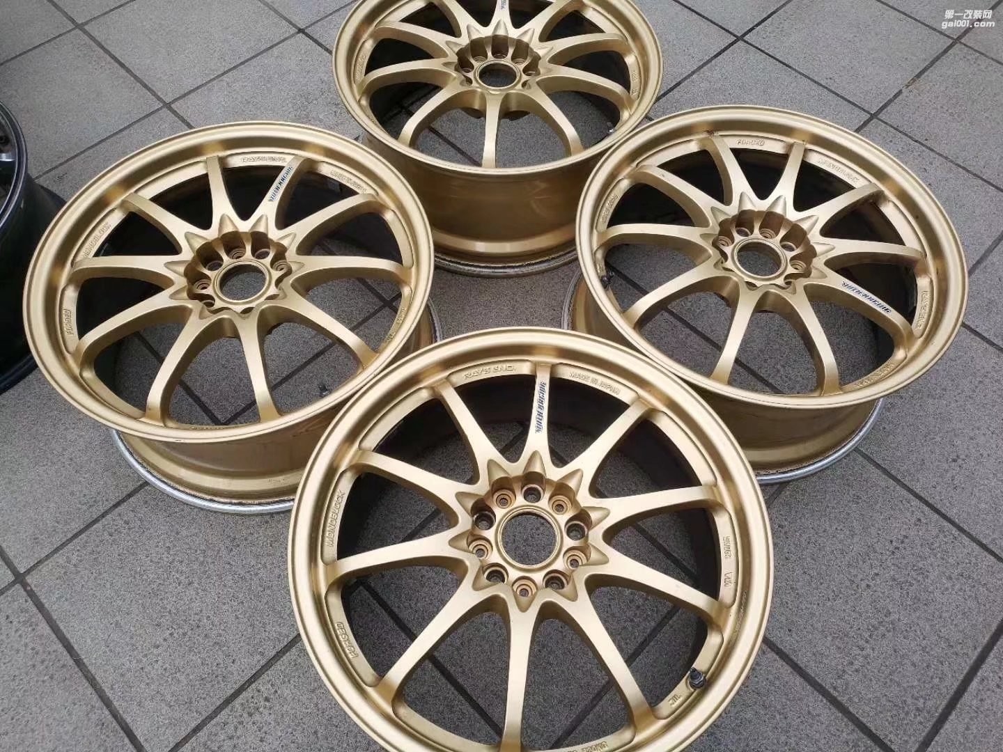 日本 RAYS  CE28N  二手一套 19寸