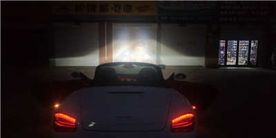長春車燈改裝升級保時(shí)捷改燈