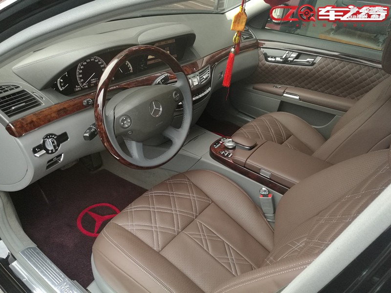 【舊貌新顏】2006款奔馳S350內(nèi)飾翻新
