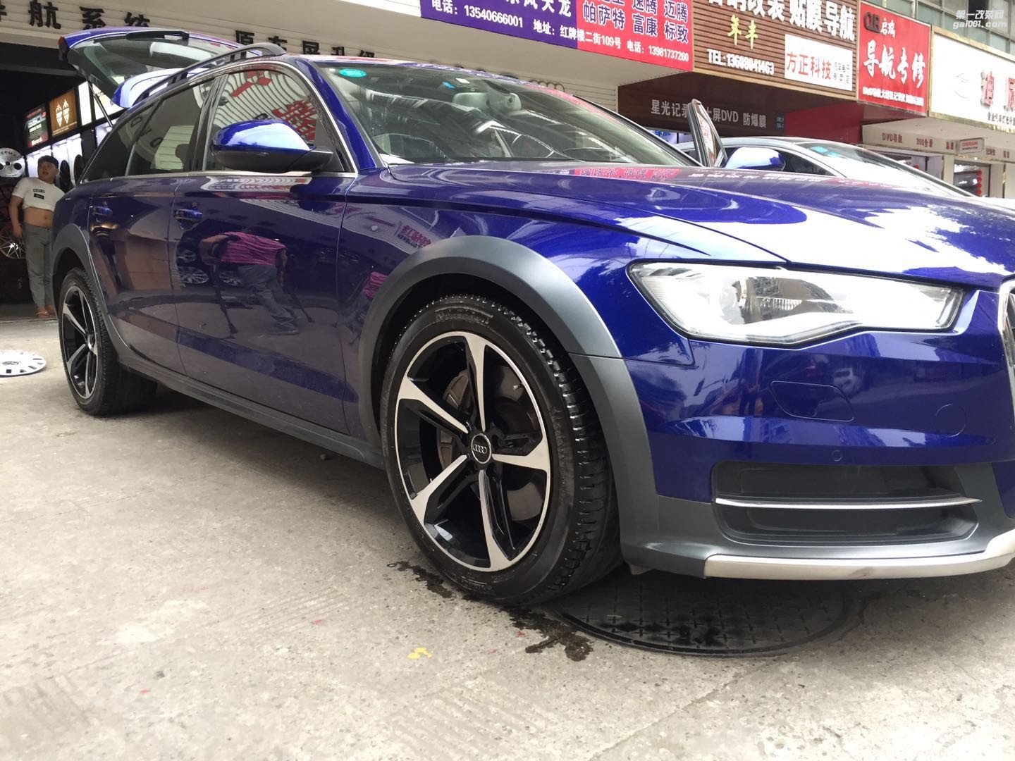 奧迪a6 allroad 升級(jí)19寸奧迪刀鋒鍛造輪轂