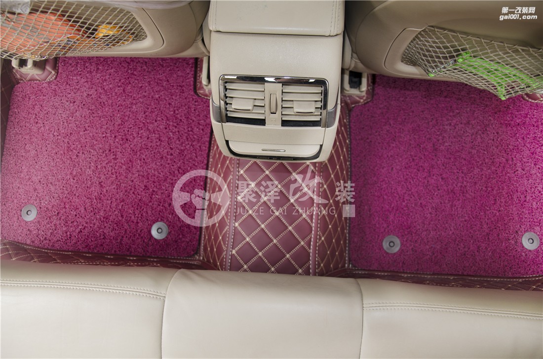 別克君越360航空軟包--酒紅菱格