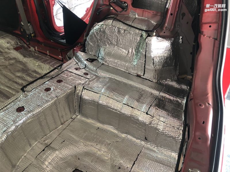汕頭市星悅汽車音響改裝-汕頭汽車隔音降噪專家本田飛度全車隔音升級(jí)STEG意大利史泰格全車隔音降噪