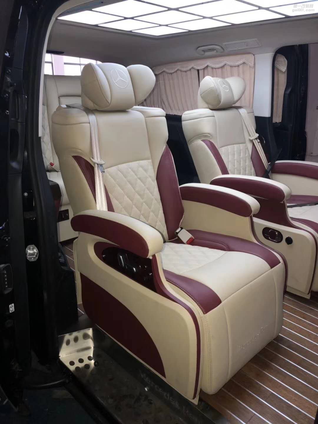 威霆v260唯雅諾凌特內(nèi)飾電動(dòng)航空按摩座椅電動(dòng)門改裝