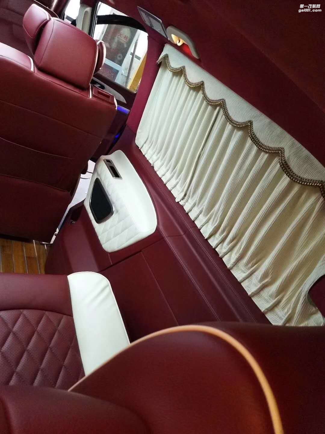 威霆v260唯雅諾凌特內(nèi)飾電動(dòng)航空按摩座椅電動(dòng)門改裝