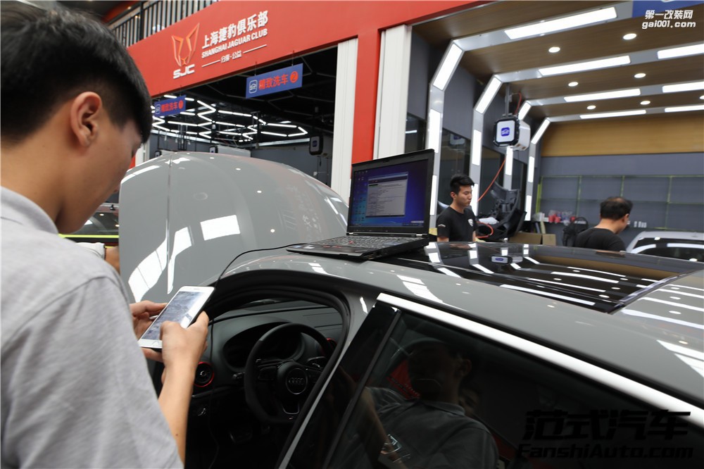 【銀灰】奧迪RS3 2.5T 刷ECU動力升級 范式汽車詮釋粗暴藝術(shù)！