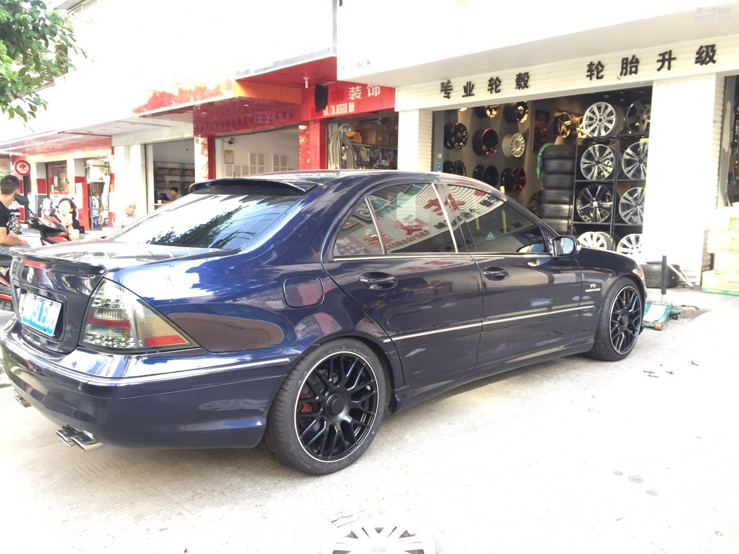 致敬05款W211 E280奔馳E系 升級(jí)18寸C63S款輪轂