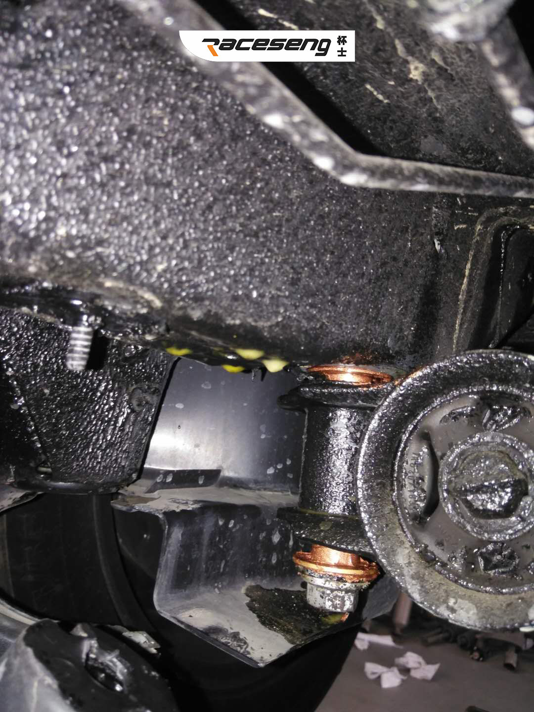 大眾途昂改裝瑞森raceseng底盤杯士強化底盤副車架襯套