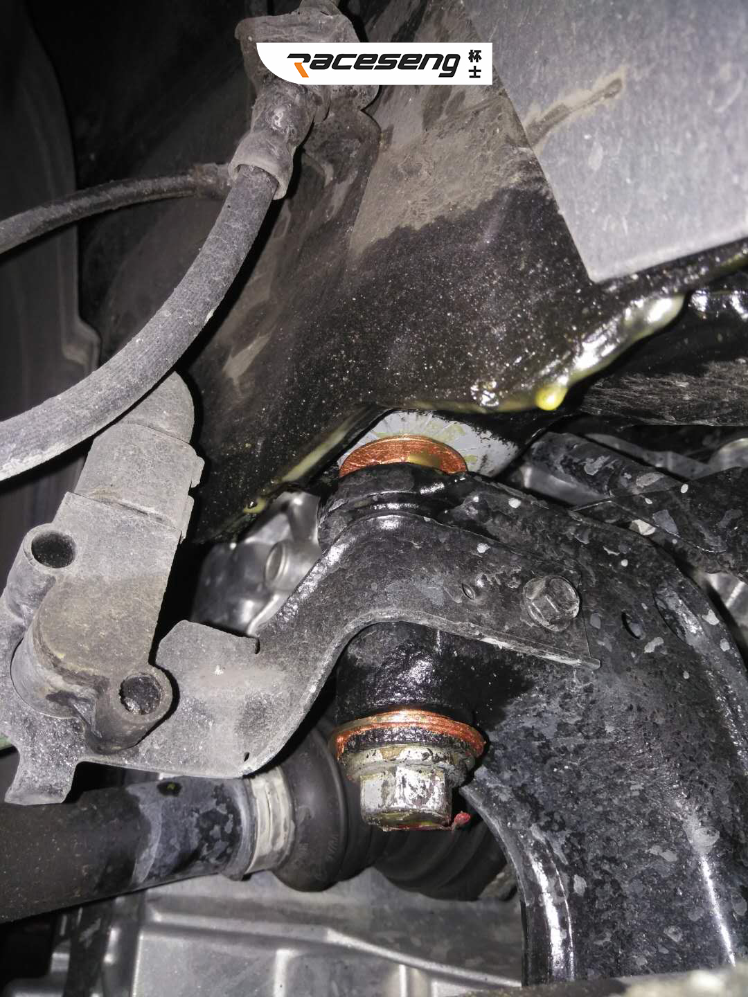 大眾途昂改裝瑞森raceseng底盤杯士強化底盤副車架襯套