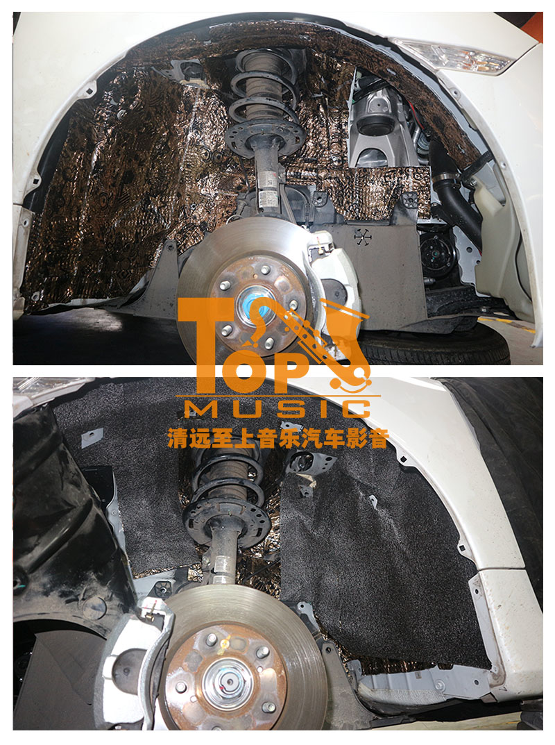 全車隔音有必要做嗎？十代思域全車俄羅斯DR隔音告訴你物超所值！【清遠(yuǎn)汽車音響改裝】
