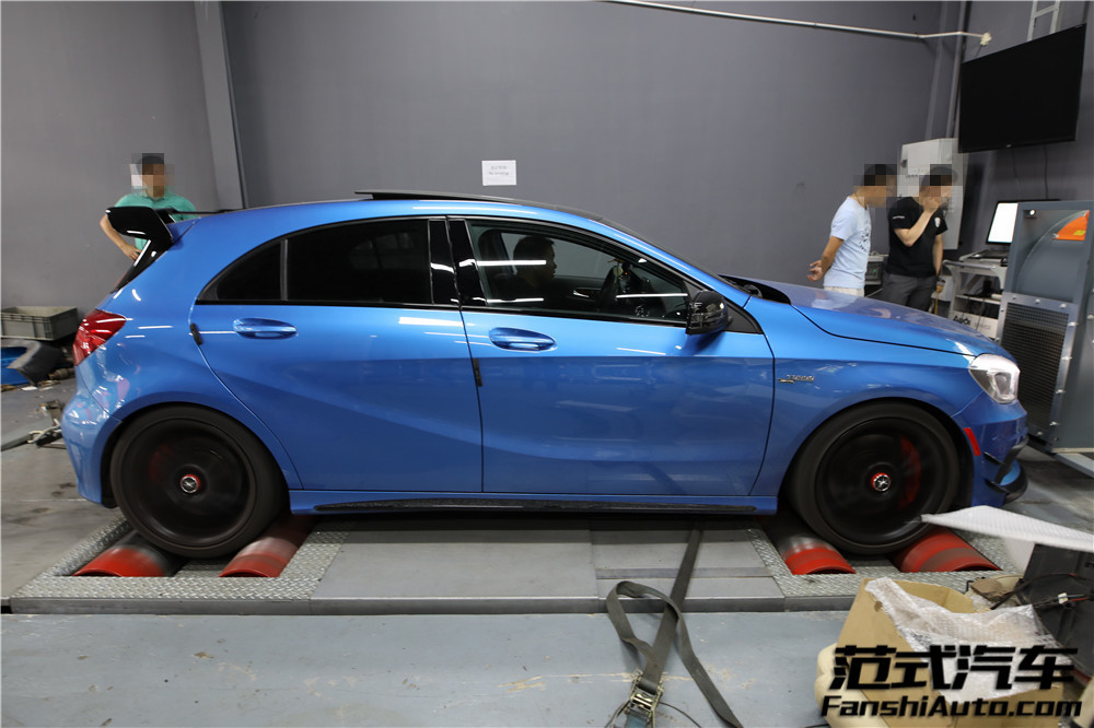 【暴君】奔馳A45 AMG 2.0T 刷ecu動力升級 范式汽車締造最美鋼炮！