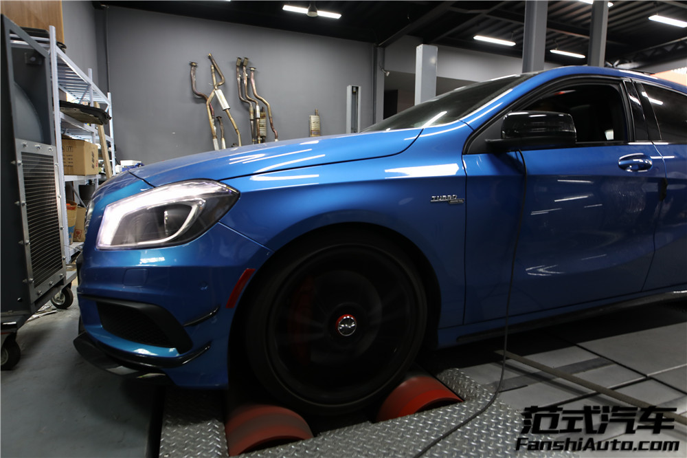 【暴君】奔馳A45 AMG 2.0T 刷ecu動力升級 范式汽車締造最美鋼炮！