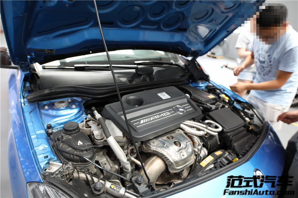 【暴君】奔馳A45 AMG 2.0T 刷ecu動力升級 范式汽車締造最美鋼炮！