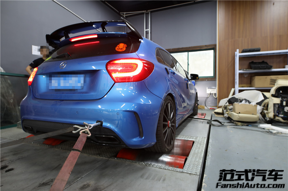 【暴君】奔馳A45 AMG 2.0T 刷ecu動力升級 范式汽車締造最美鋼炮！