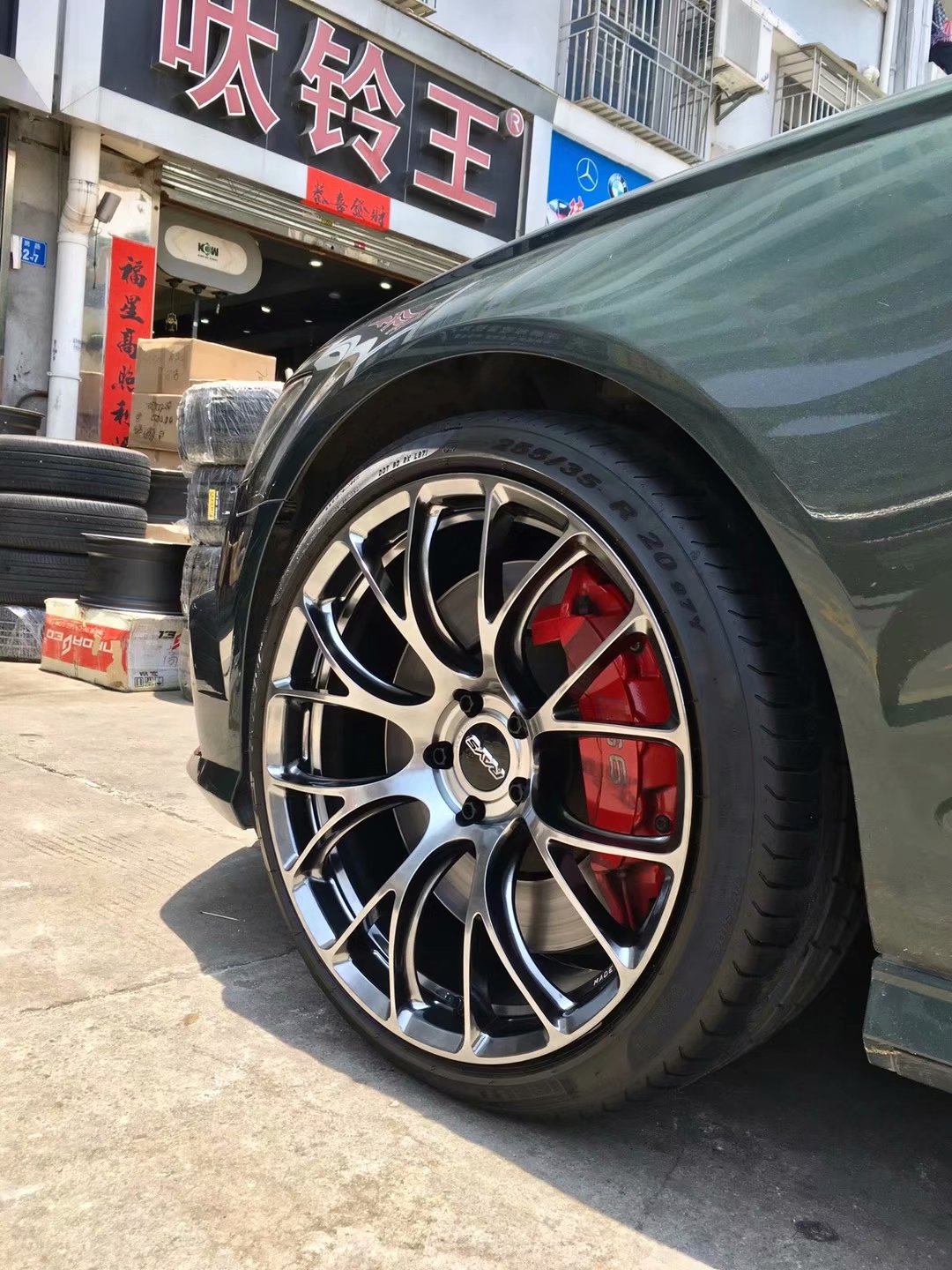 奧迪，換 最新款 RAYS  G16 完工！