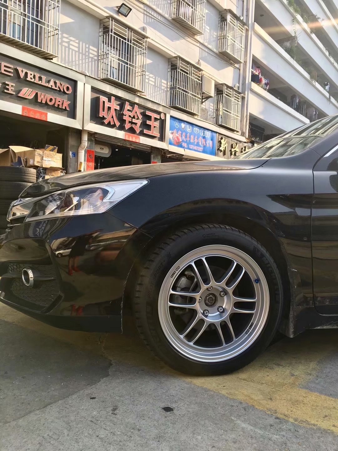 本田雅閣，換 全新 日本 ENKEI RPF1 ? 米其林 PS4 完工！