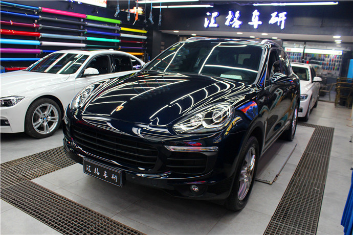 長沙汽車貼膜保時捷HEXIS透明膜進(jìn)口高亮修復(fù)漆面透明膜