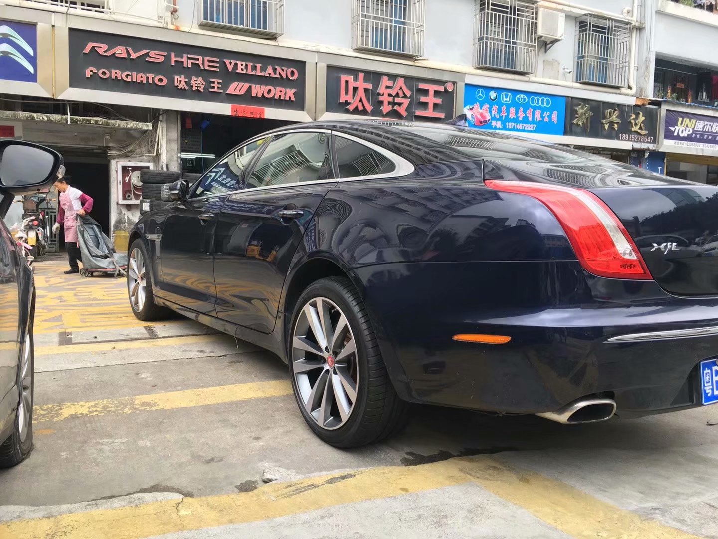 捷豹，換 原裝 正品 20寸 完工！
