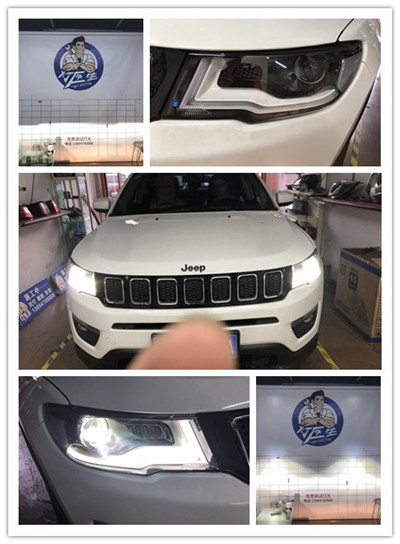 長春車燈升級改裝 吉普JEEp車燈升級 車燈醫(yī)生改燈首選