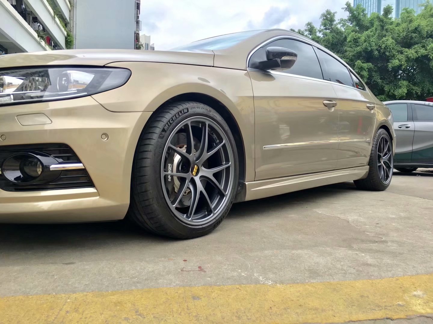 大眾，換 全新 BBS RIA 18寸 完工！
