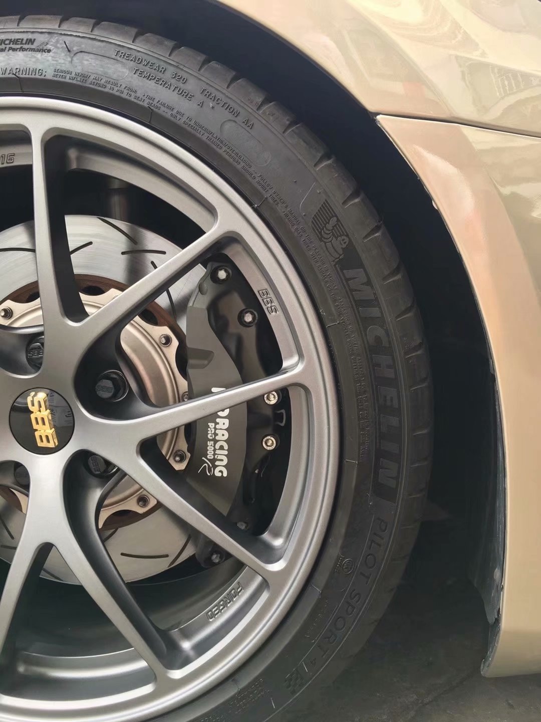 大眾，換 全新 BBS RIA 18寸 完工！