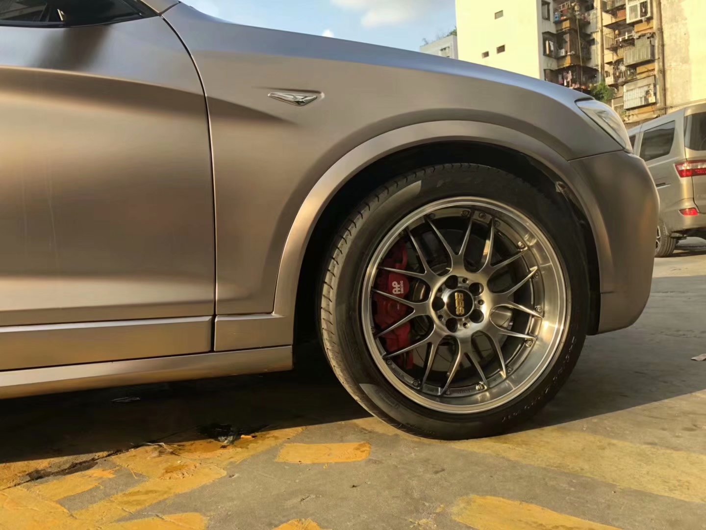 寶馬 X4 ，換 BBS RS-GT 20寸 ，完工！
