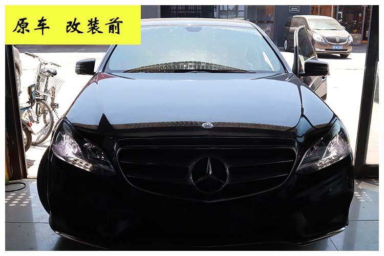 奔馳w212 奔馳E級 大燈改裝 低配改高配 全LED大燈 北京改燈